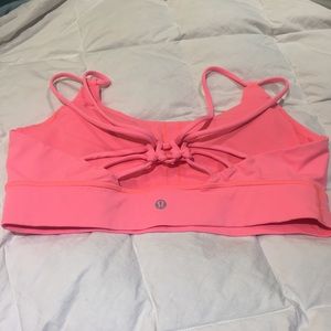 Lululemon Sports Bra *Hot Neon Coral* Luxtreme 10